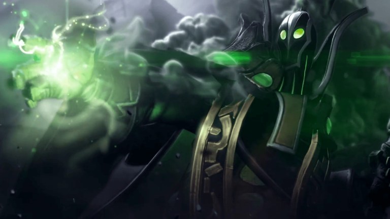 Dota 2 hero Rubick on a Loading Screen.