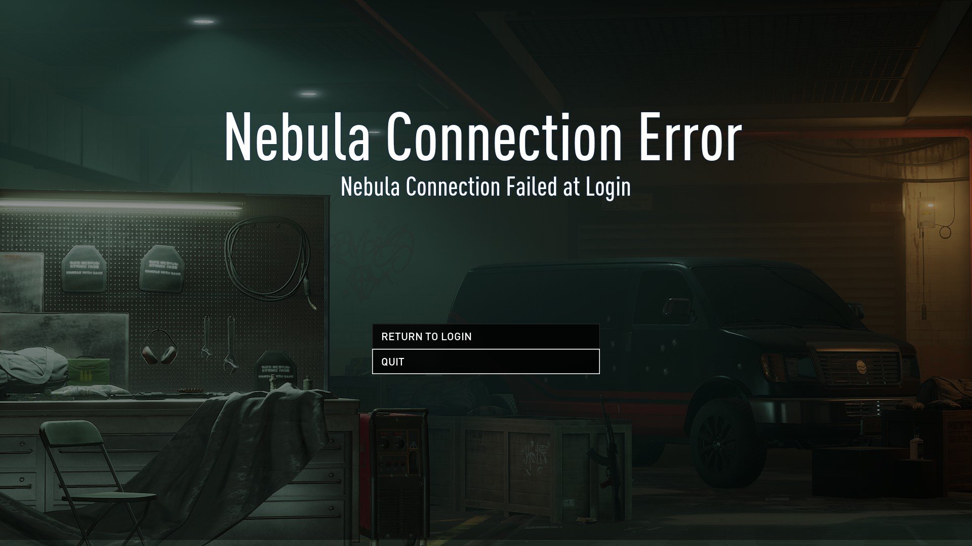 An image showing the Payday 3 login screen with the 