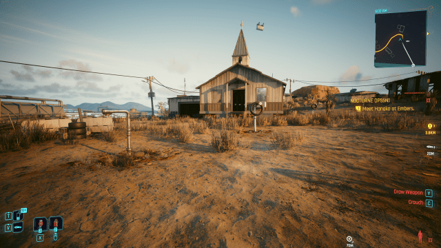 What the farm church looks like from the outside