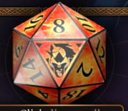 Dragonflame Red dice skin