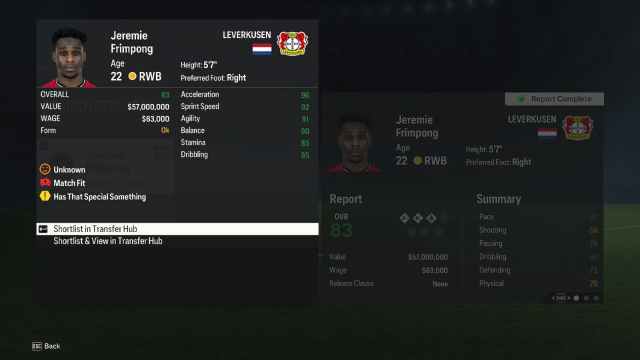 Image showing Jeremie Frimpong in EA FC 24.