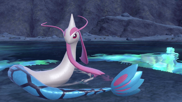 Milotic in Pokémon Scarlet and Violet The Teal Mask DLC