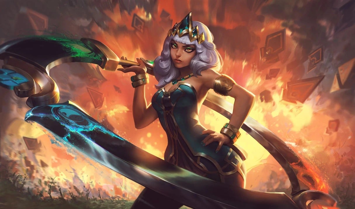 Qiyana from League of Legends and Teamfight Tactics