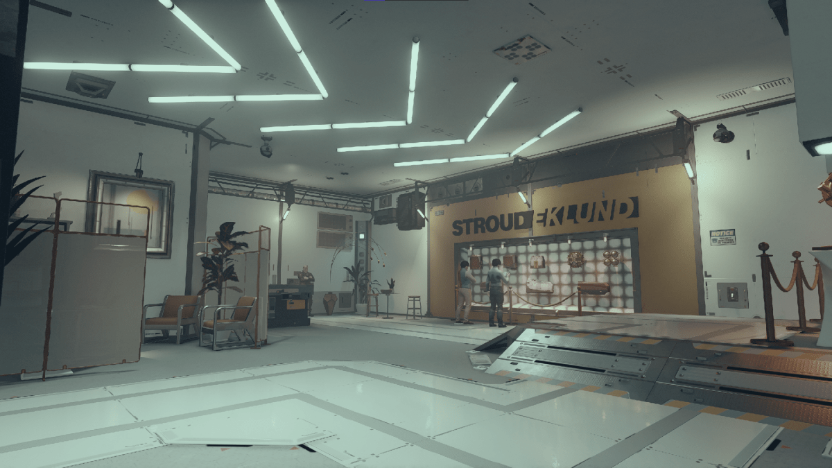 The showroom of the Stroud-Eklund Staryard.