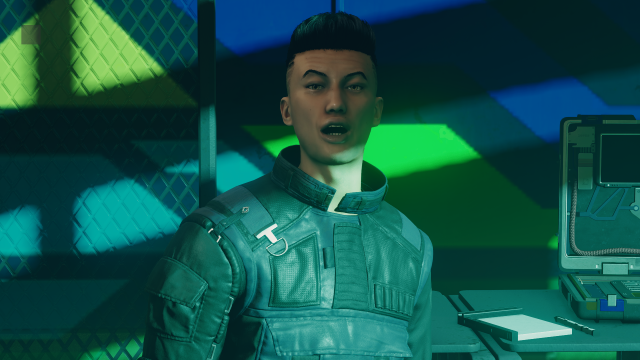Nyx speaking to our character