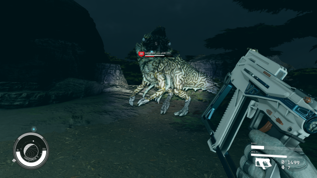 Our character fighting a Silverfish