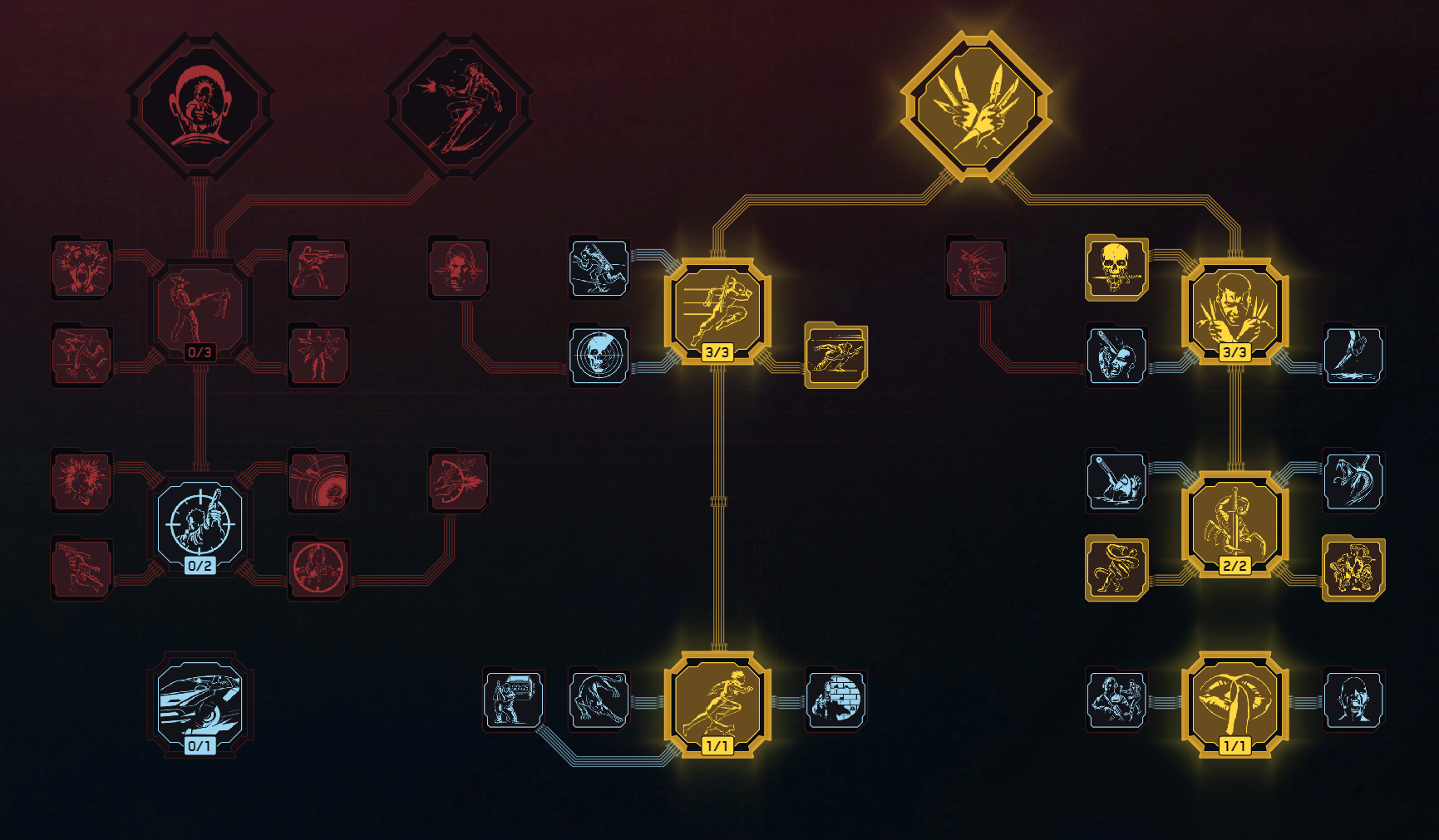 Cool perk tree for Jett build in Cyberpunk 2077.