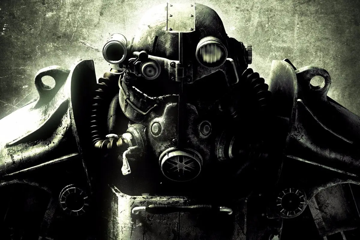 A suit shown in a Fallout promotional image.