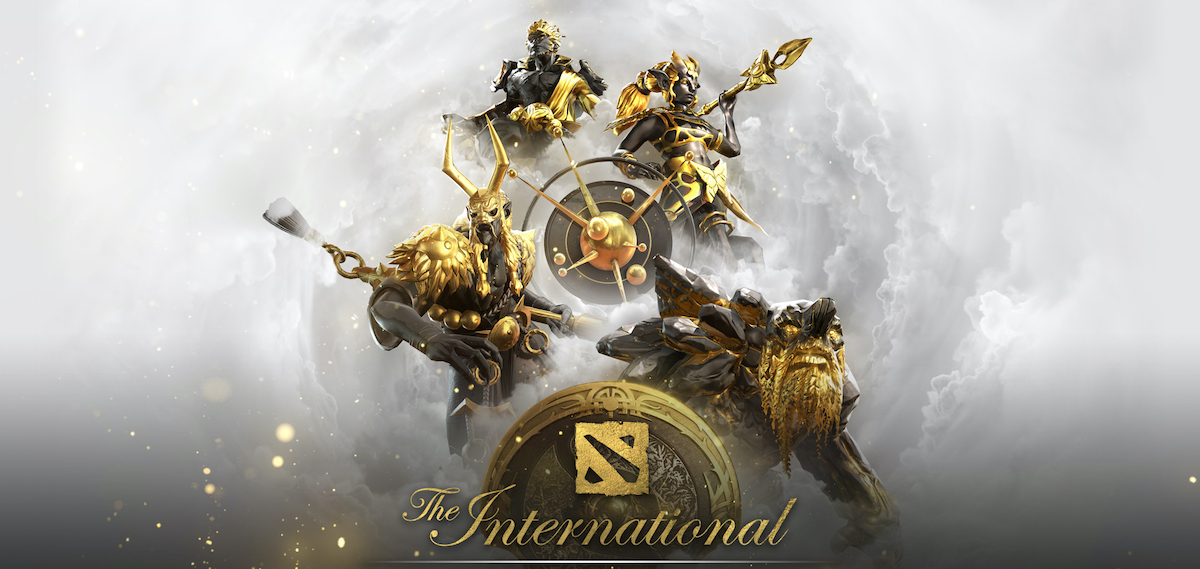 Dota 2 International loading screen.