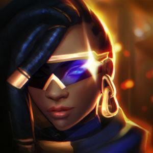 Prestige true damage Senna summoner icon from League of Legends. 