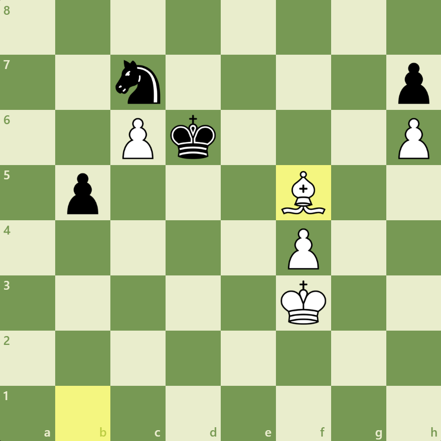 The final position of the first game between Carlsen and Nakamura in the first round of the AI Cup