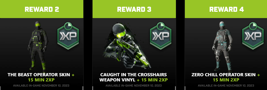 MW3 Monster Energy rewards.