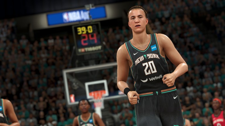 WNBA player Sabrina Ionescu in NBA 2K24