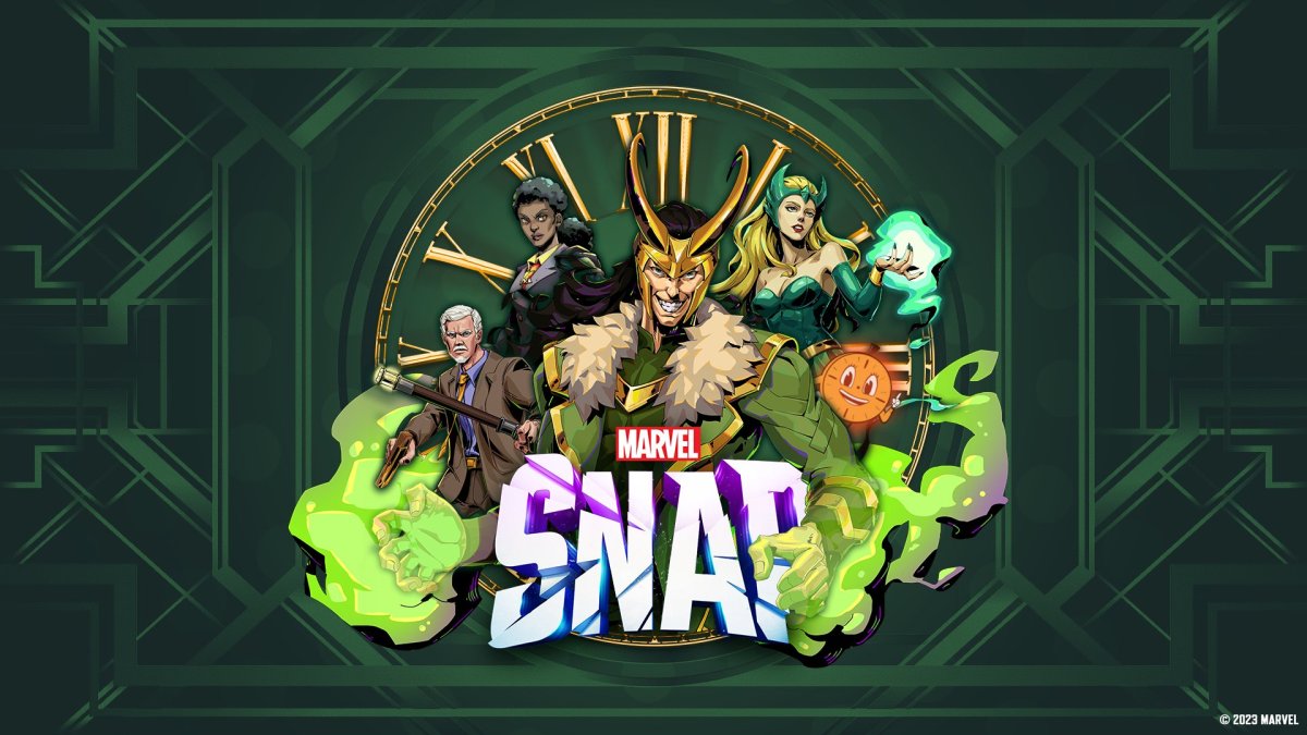 Key art for Marvel Snap's Loki for All Time season.