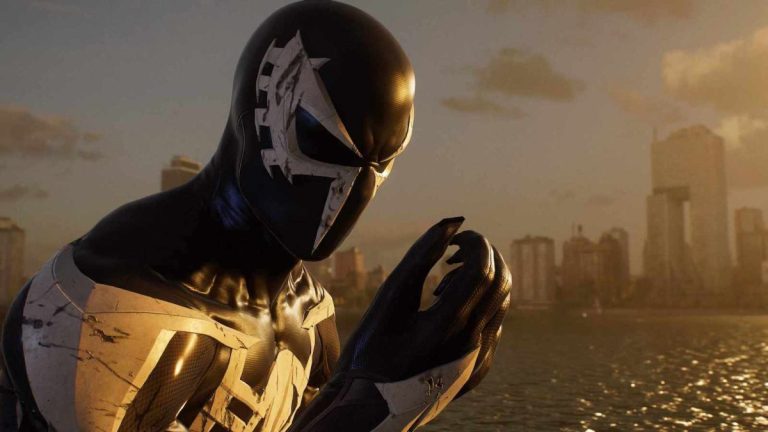 Spider-Man 2099 attire in black