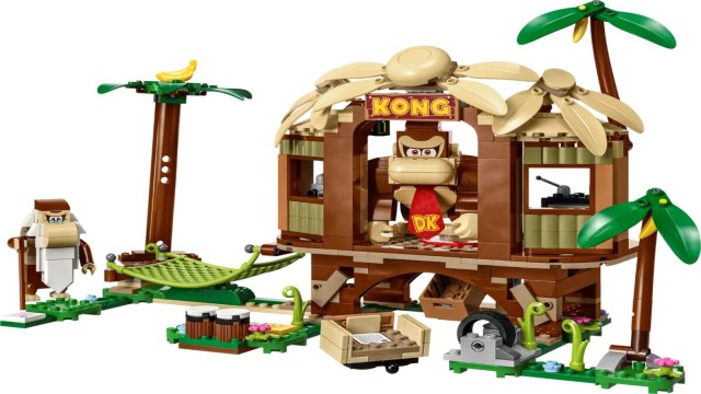 The Lego Donkey Kong's tree House Expansion Set for the Super Mario game.