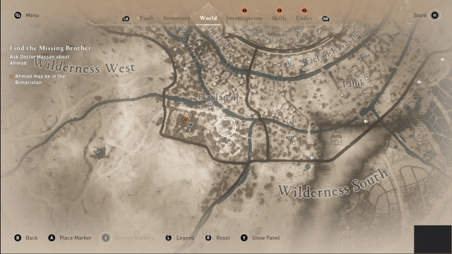 Screenshot of Dome of the Ass location in Assassin's Creed Mirage.