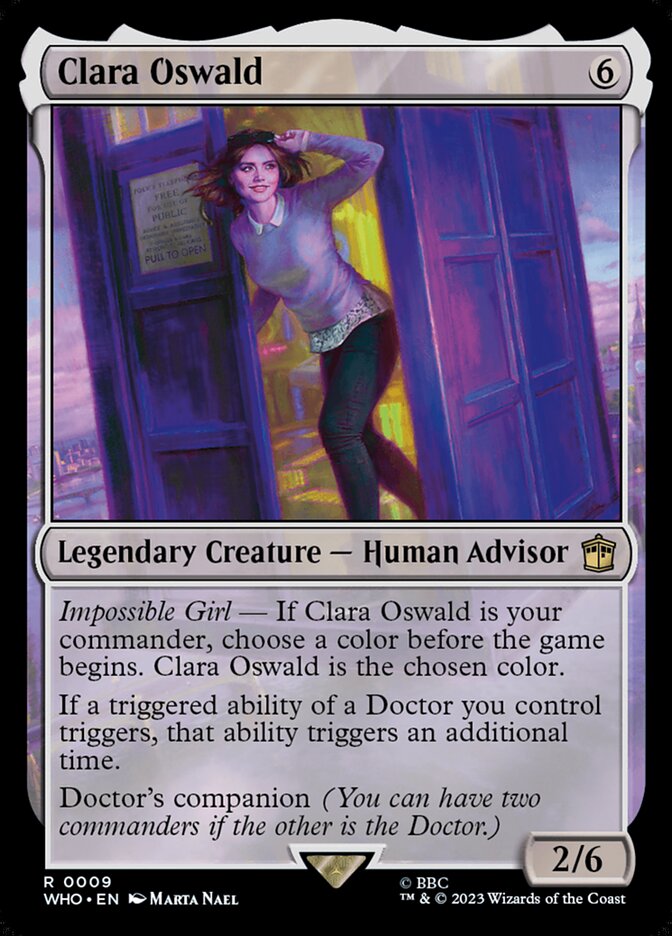 Clara Oswald | Image via WotC