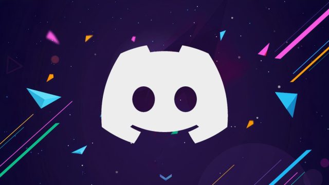 The Discord Icon, in front of one of its new Nitro backgrounds