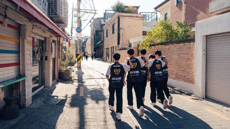 GAM Esports leave the League of Legends World Championship 2023 in Seoul, South Korea.