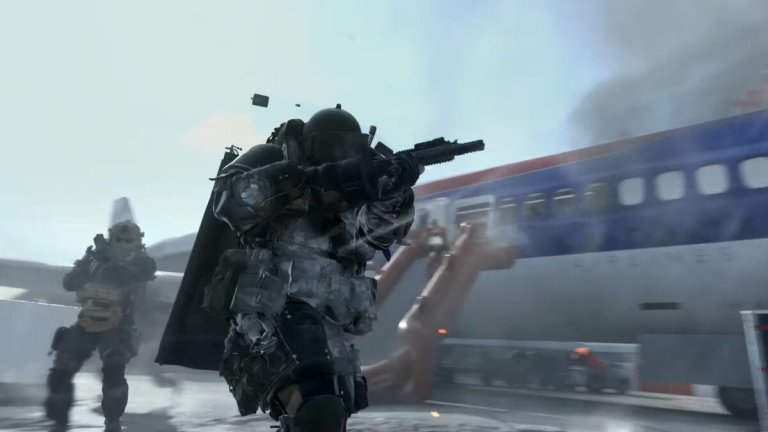 MW3 gameplay trailer with Juggernaut on Terminal map