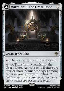 Matzalantli, The Great Door legendary artifact MTG