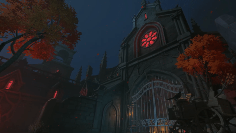 Blizzard World transformed into a terrifying haunted house.