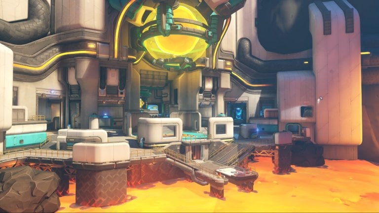 Samoa's volcanic Control map in Overwatch 2