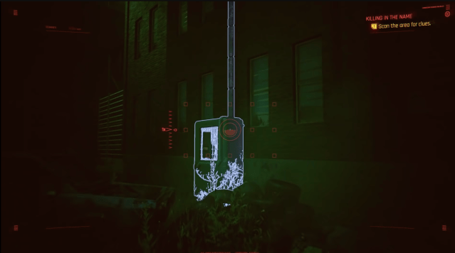 An air conditioning duct on an apartment in Cyberpunk 2077.