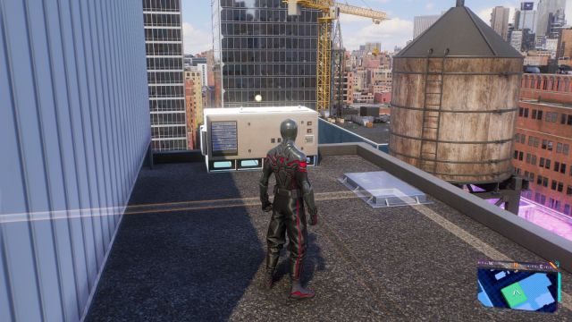Spider-Man and a generator