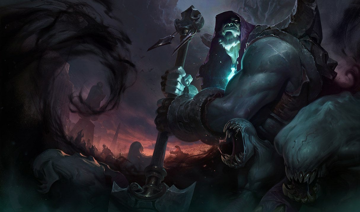 League of Legends champion Yorick as he appears in official splash art.