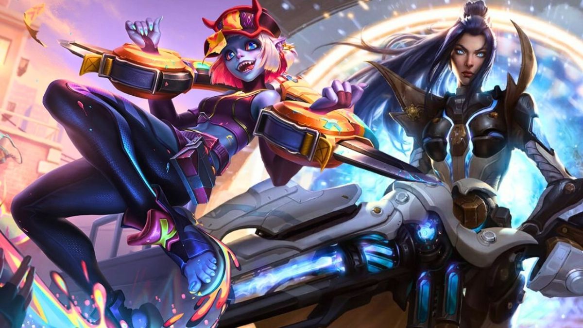 Street Demon Briar and Caitlyn in league of legends