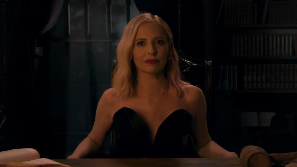 Sarah Michelle Gellar in Diablo 4's Vampire Hunters ad campaign.