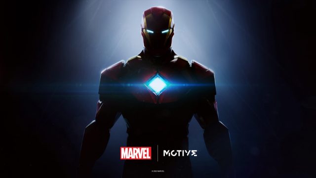 A teaser image for EA's upcoming Iron Man game.