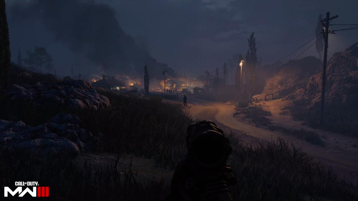 A night time mission in MW3's campaign.