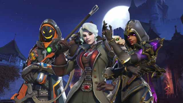 Halloween skins for Brigitte, Sombra, and Ana