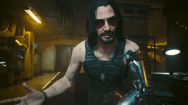 POV from V's perspective speaking to Johnny Silverhand (Cyberpunk 2077)