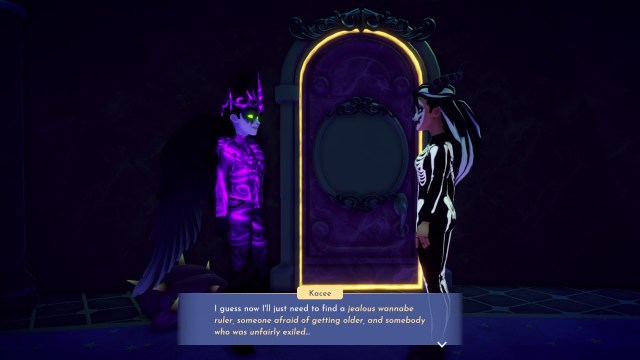 The player talking to The Forgotten about their poetry.