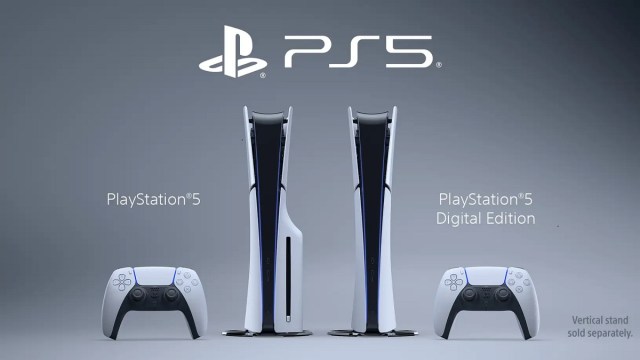 PS5 Slim, digital and disc editions