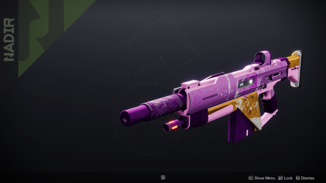 The Horror Story Festival of the Lost auto rifle with a new pink palette.