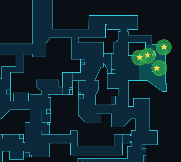 Common spike plant locations and Snakebite landing spots for Viper.