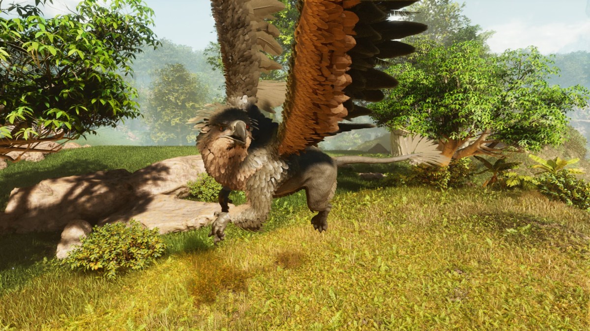 A modded Griffin in Ark: Survival Ascended