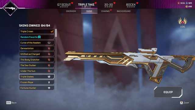 “Triple Stakes” Legendary Triple Take Skin