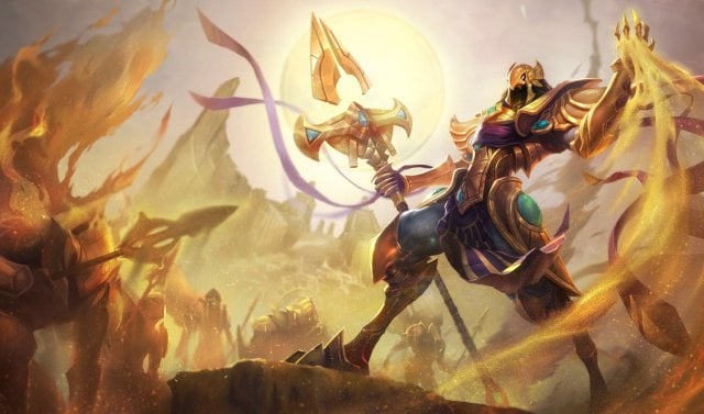 Azir splash art league of legends