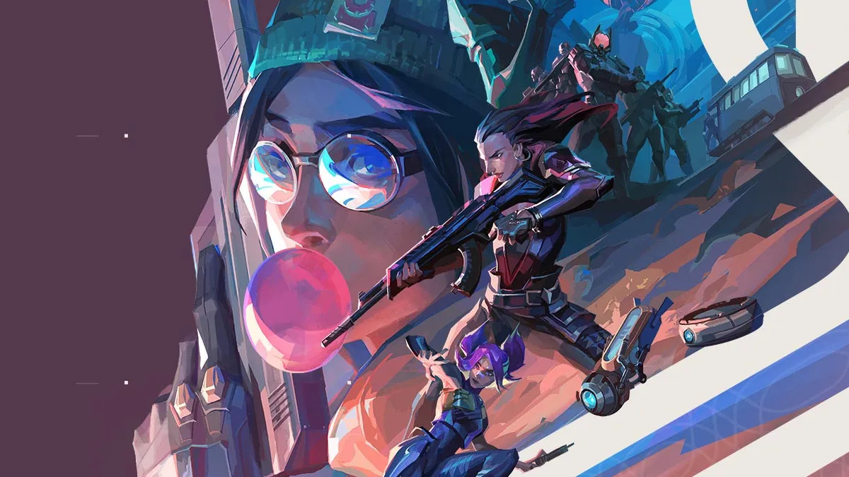 Valorant agents in promotional art
