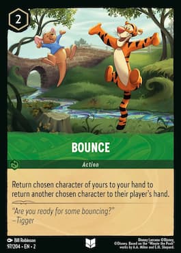 Tigger an Roo bouncing by creek