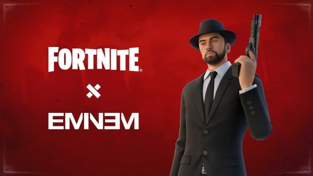 Fortnite x Eminem collaboration art.