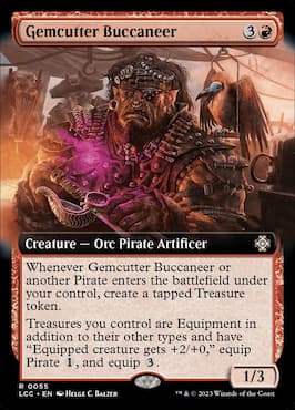 Orc Pirate creating an Artifact