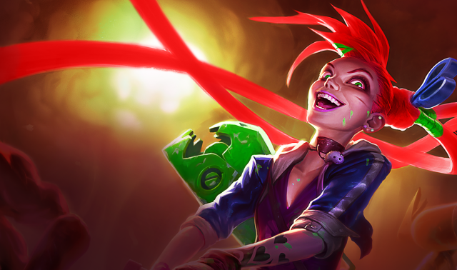 Jinx from League of Legends and Teamfight Tactics Set 10