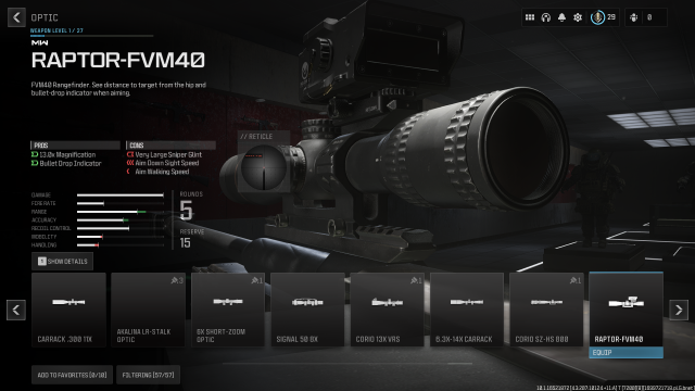 The Raptor-FVM40 optic in MW3.